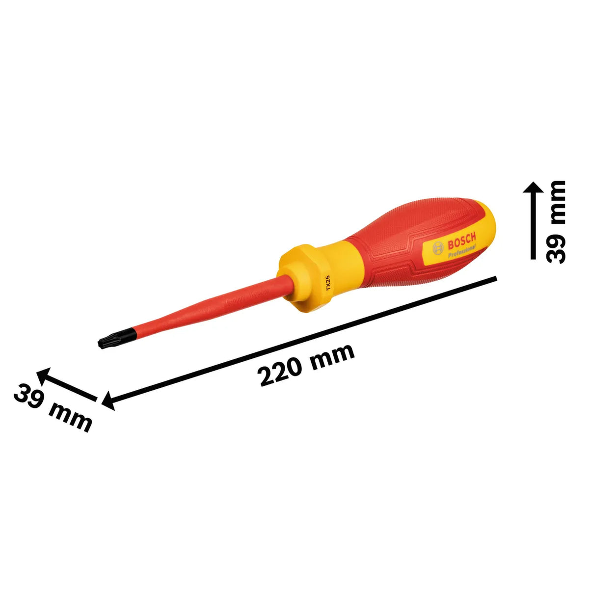 BOSCH VDE Screwdriver, TX25x100 1600A02NC8
