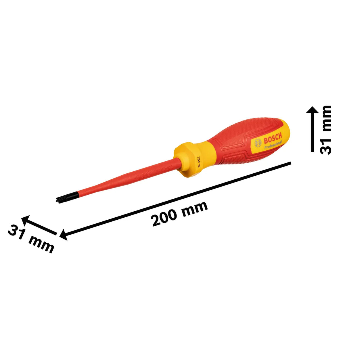 BOSCH VDE Screwdriver, SL/PZ1x100 1600A02ND6