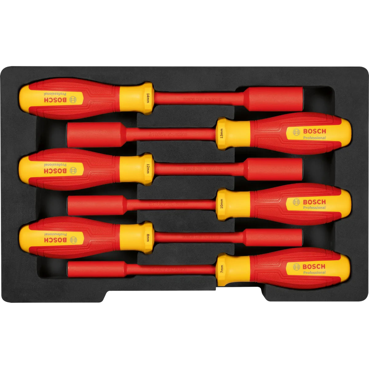 BOSCH VDE Socket Wrench Set, 6 pcs 1600A02NF3