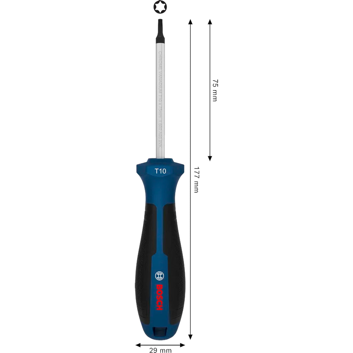 BOSCH Screwdriver TX10 x 75 mm 1600A039TA