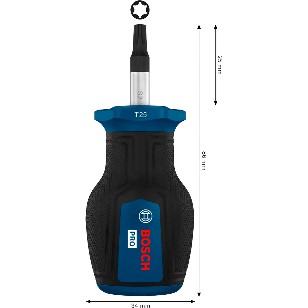 BOSCH PRO Stubby Screwdriver TX25 x 25 mm 1600A039TT