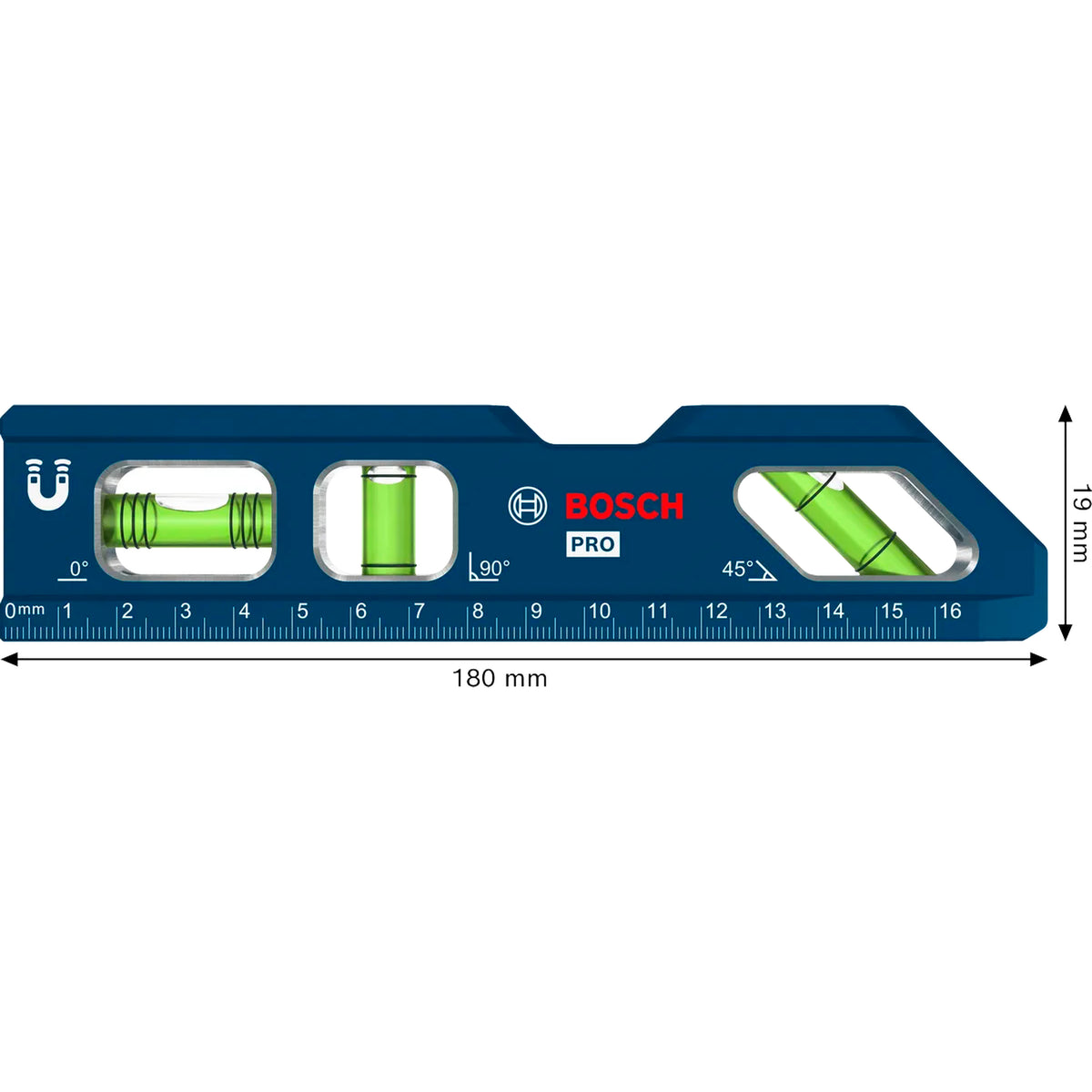 BOSCH PRO Billet Torpedo Level 180 mm / 7" 1600A03AA8