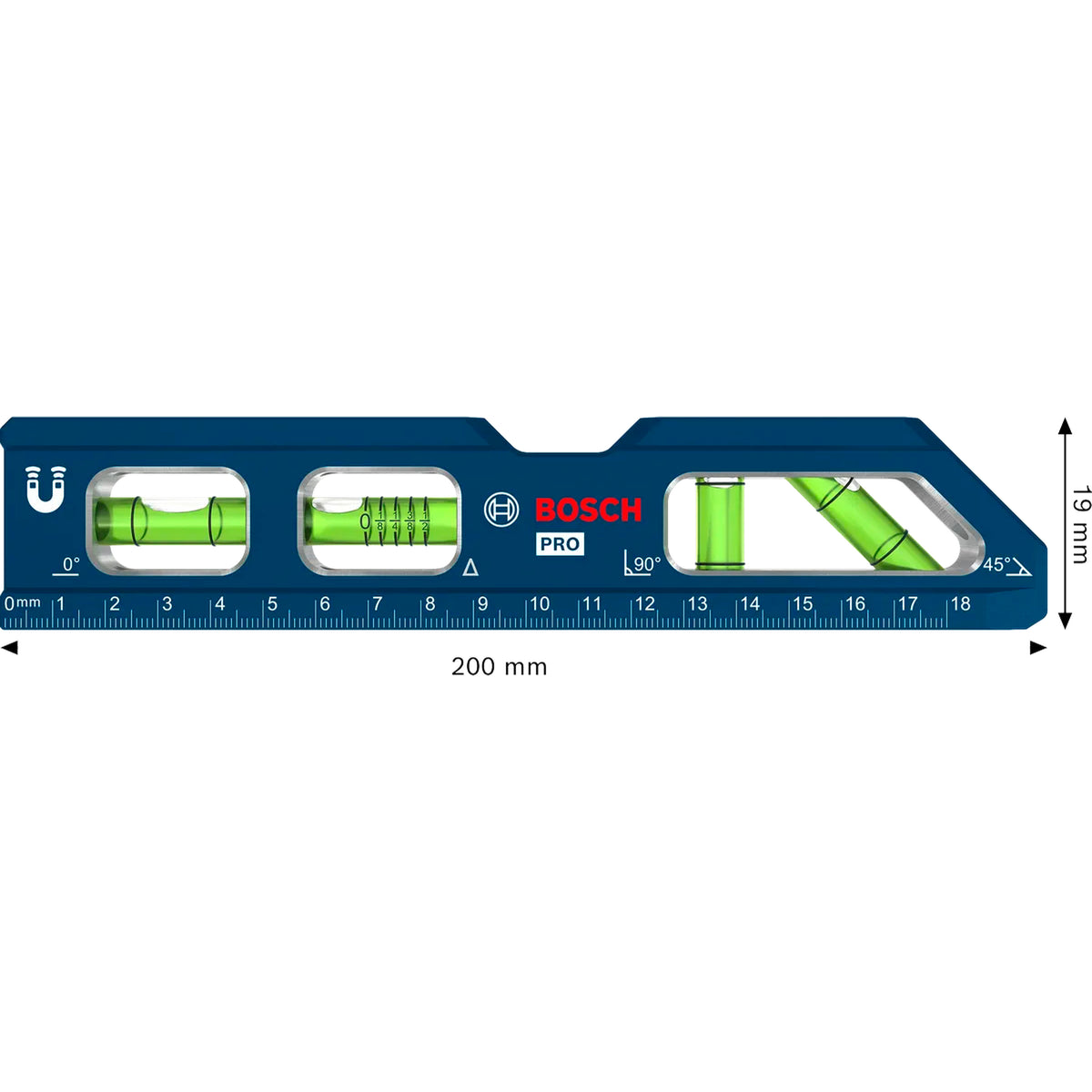 BOSCH PRO Billet Torpedo Level 200 mm / 8" 1600A03AA9