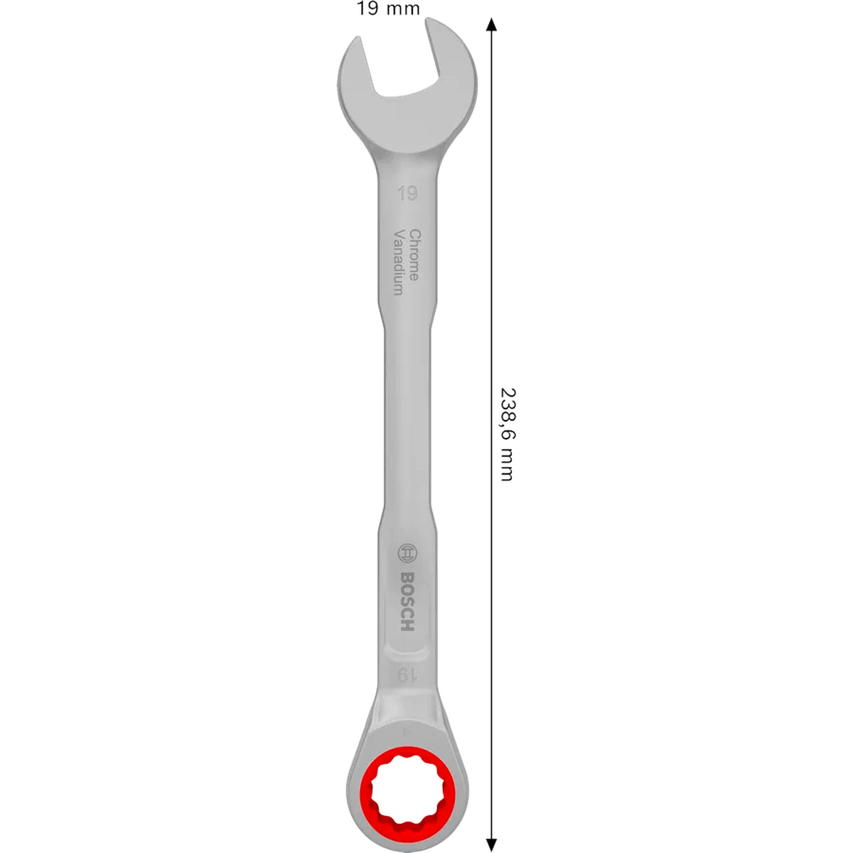 BOSCH Ratchet Combination Wrench 19 mm 1600A03AH3