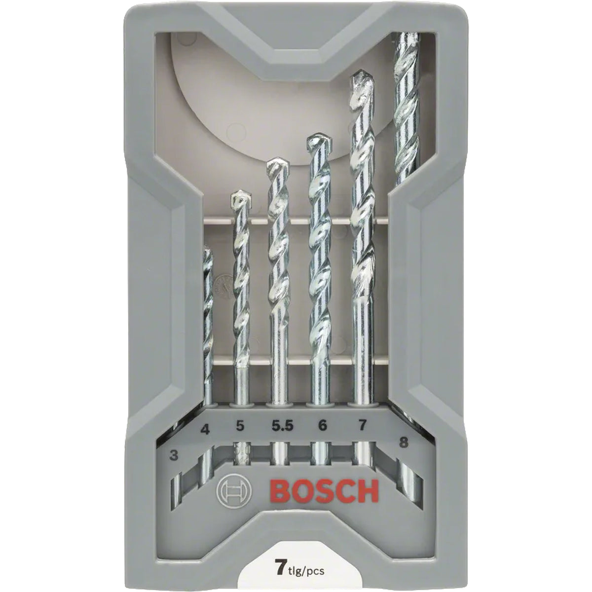 BOSCH 7-piece CYL-1 masonry drill bit set 3/4/5/5.5/6/7/8 mm 2607017035