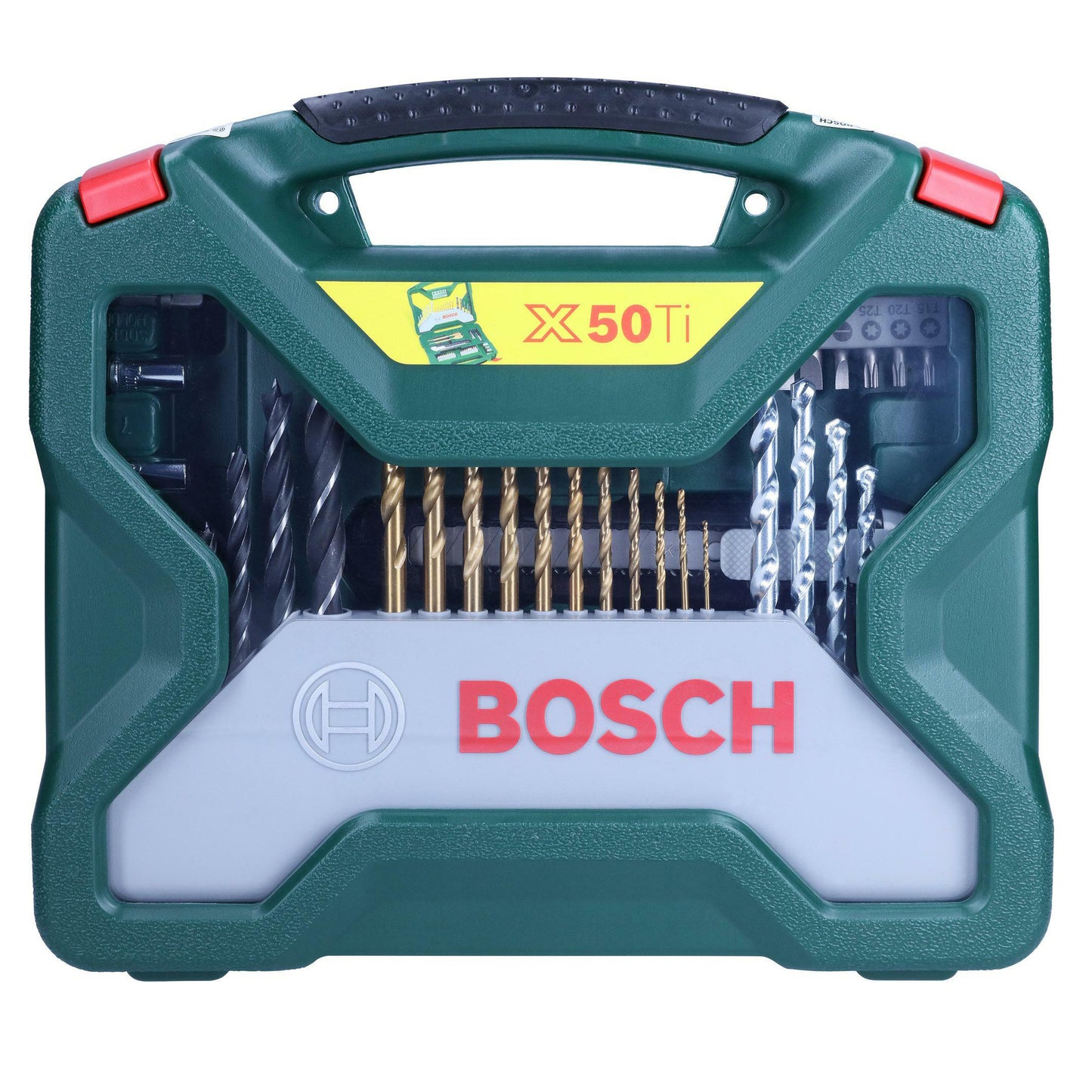 BOSCH X-Line Drill- and Screwdriver Bit Set TiN-coated 50 pieces 2607019327