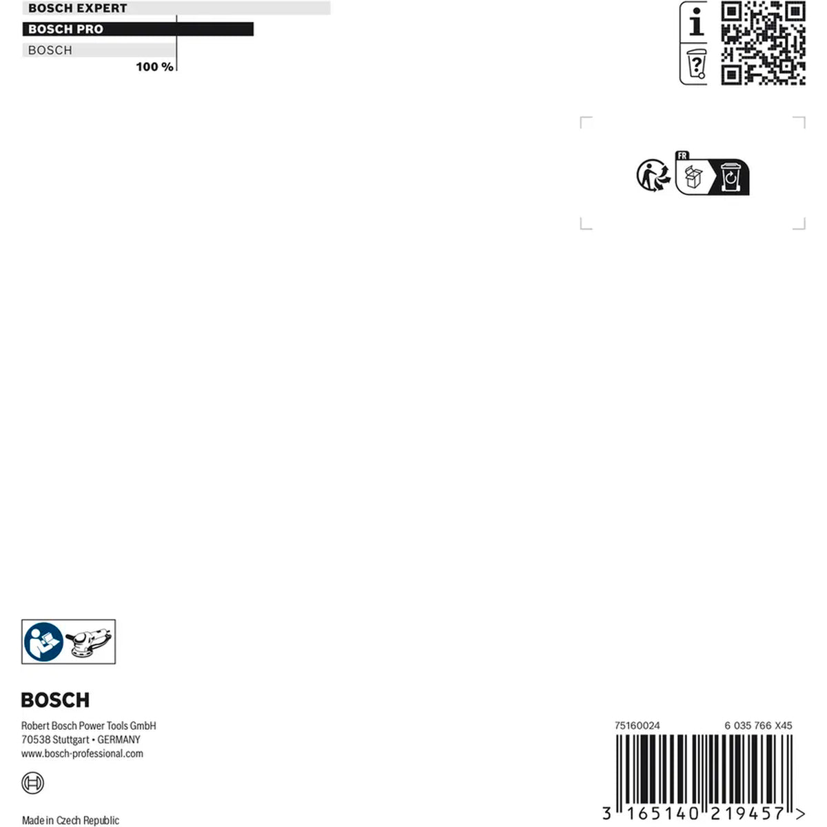 BOSCH PRO Sanding Pad, Extra-Soft, 150 mm 2608601114