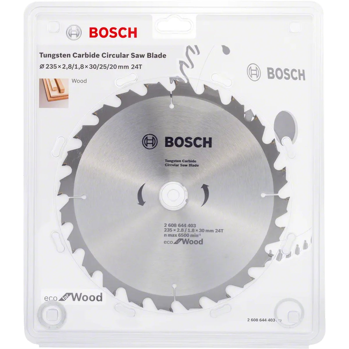 BOSCH Circular Saw Blade Eco for wood 2608644403