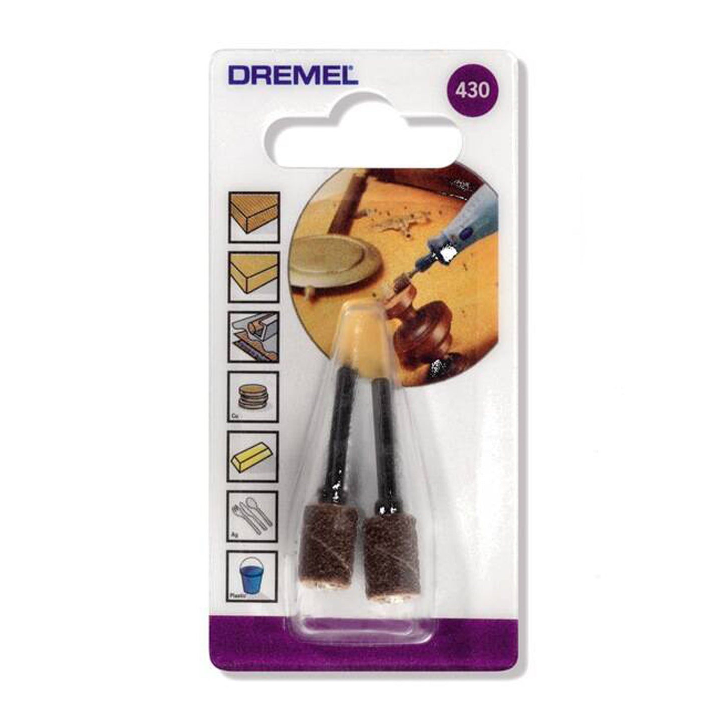 DREMEL Sanding Band & Mandrel 6,4 mm 60 grit (430) 26150430JA