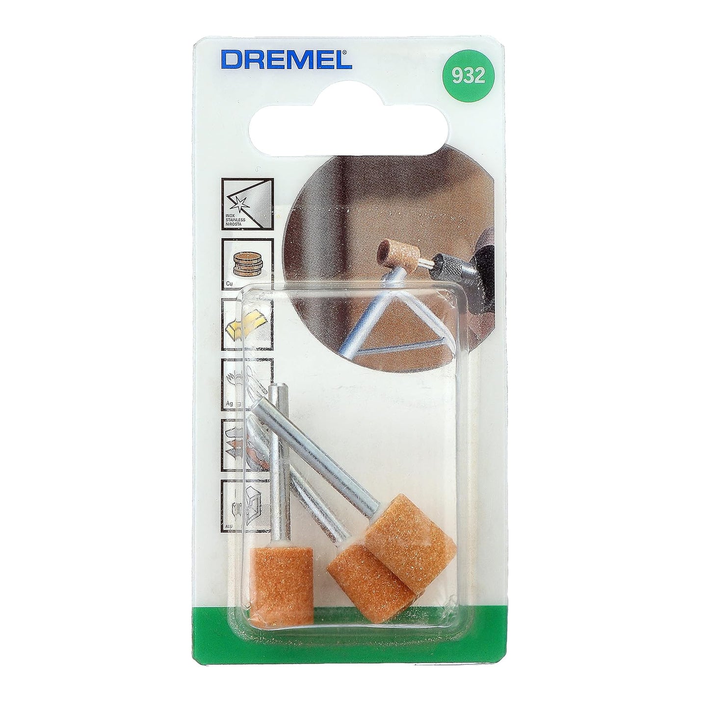 DREMEL Aluminum Oxide Grinding Stone 9,5 mm (932) 26150932JA