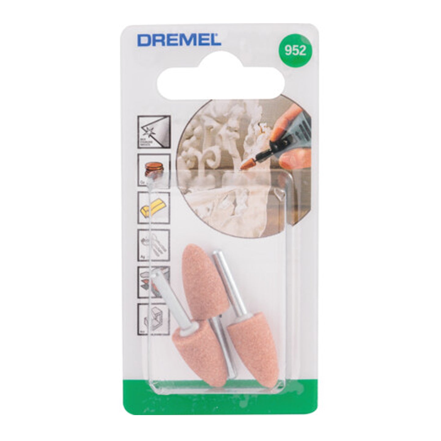 DREMEL Aluminum Oxide Grinding Stone 9,5 mm (952) 26150952JA