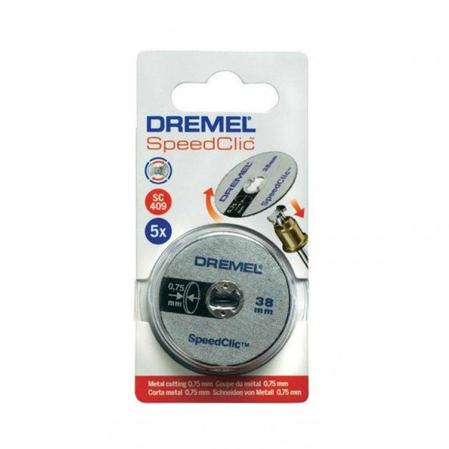 DREMEL EZ SpeedClic Thin Cutting Wheels (SC409) 2615S409JB