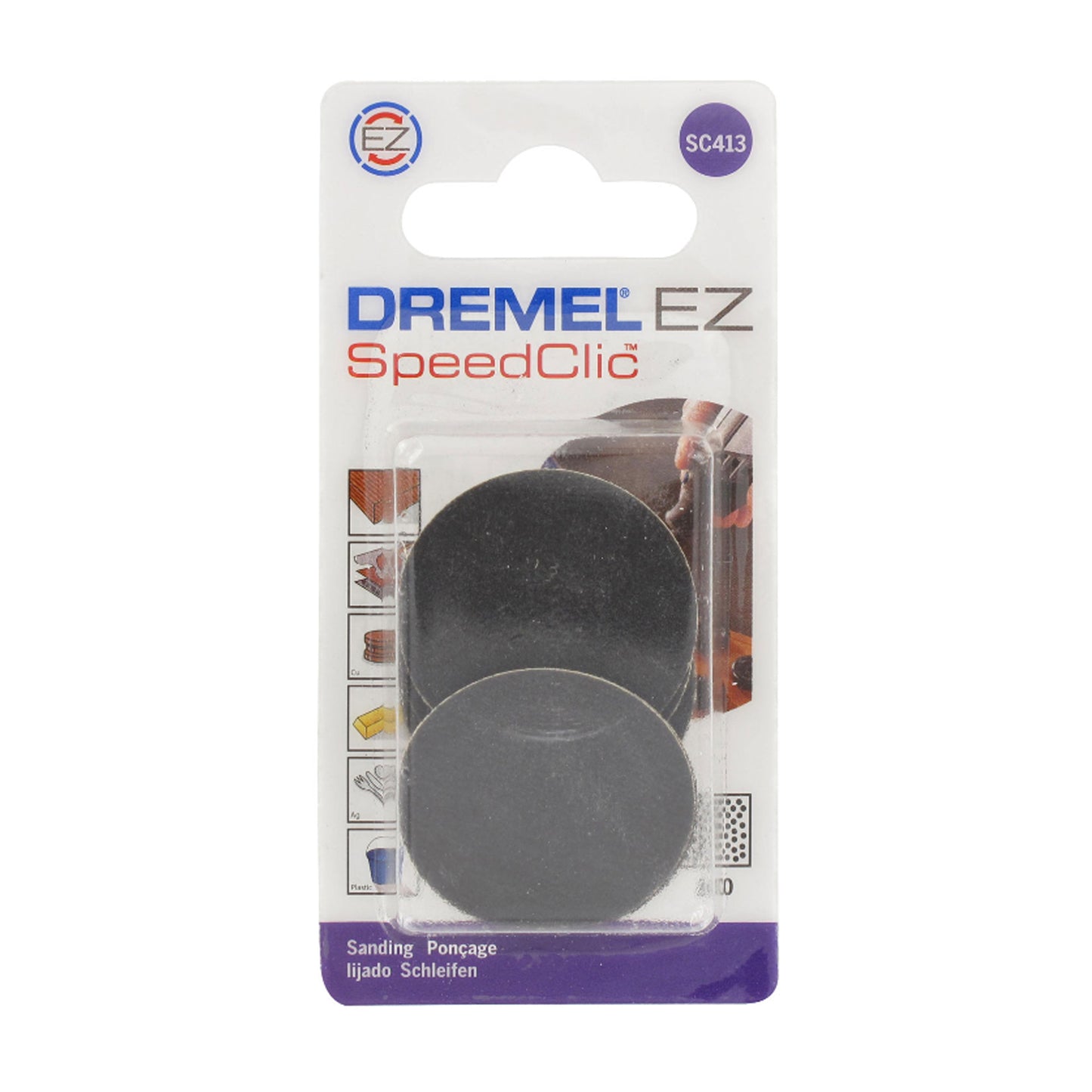 DREMEL EZ SpeedClic Sanding Discs (SC413) 2615S413JA