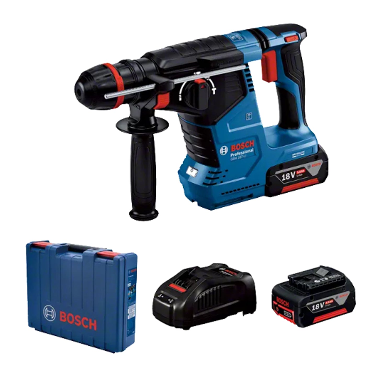 BOSCH GBH 187-LI Professional Cordless Rotary Hammer with ONECHUCK 06119231K0