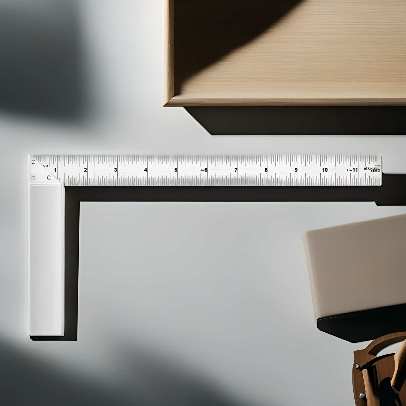 WADFOW WSR2930 Angle Square 300mm Measuring L-Square Angle | زاوية علام 12 بوصه
