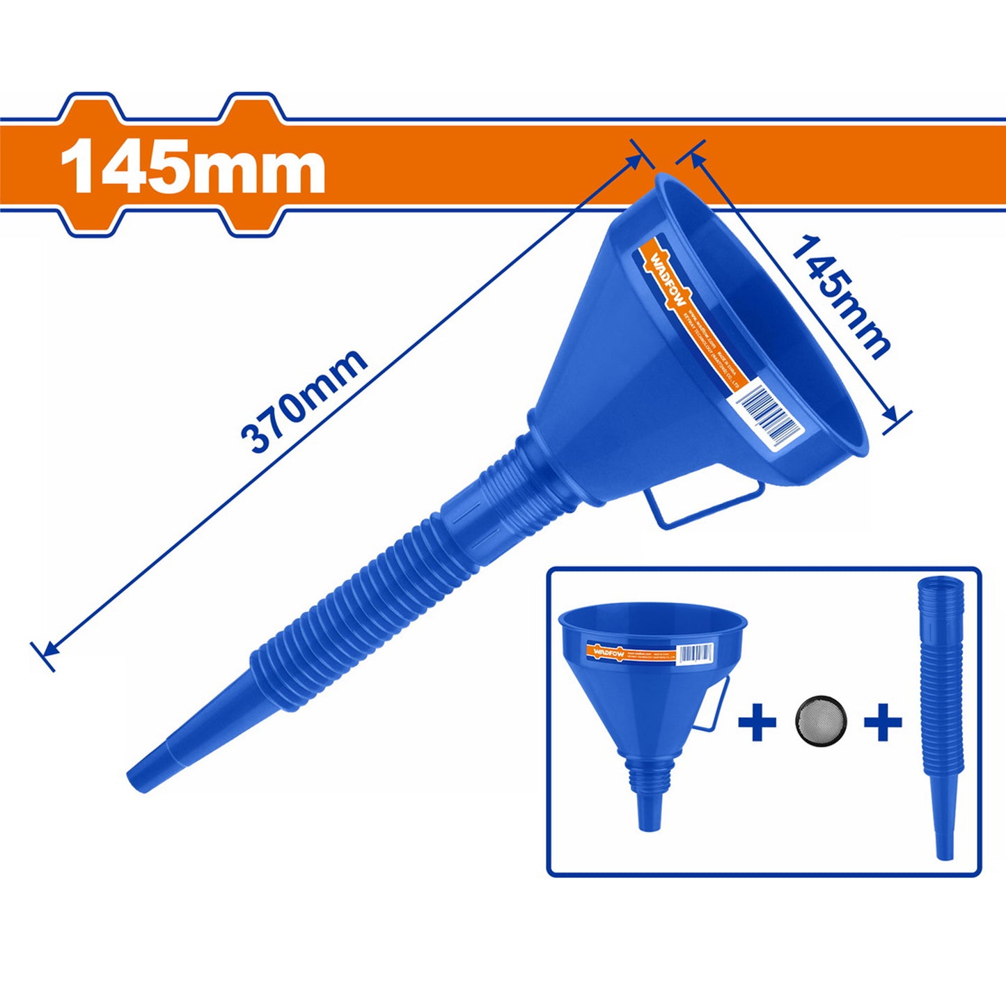 WADFOW WUF1302 2in1 flexible Funnel