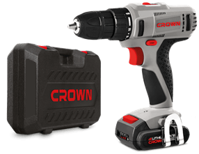 CROWN CT21052LH-1.5 BMC Cordless drill 12V/1.5Ah/25Nm | شنيور 2 بطارية 12فولت كراون