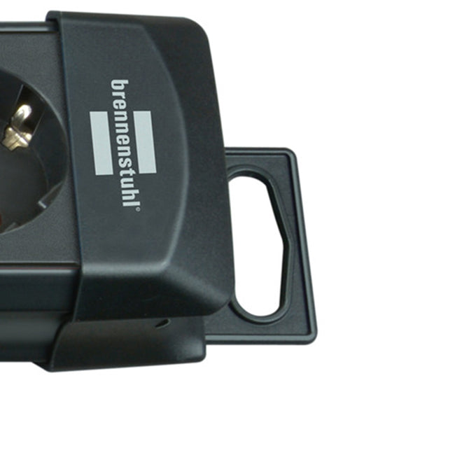 brennenstuhl Premium-Line power strip 4-way black 1,8m 1951140100 | مشترك كهربائي بلاستيك عالي الجوده 1.8 متر 4 مخرج صناعة ألمانية