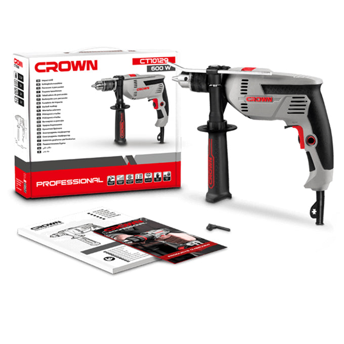 CROWN CT10129 Impact Drill 750W 13mm