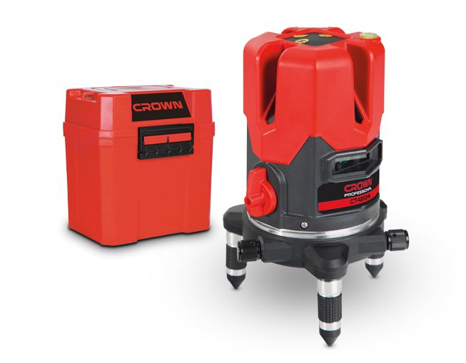 CROWN CT44024 BMC 5 lines 30 | ميزان ليزر أخضر 5 خط 30 متر بالحامل كراون