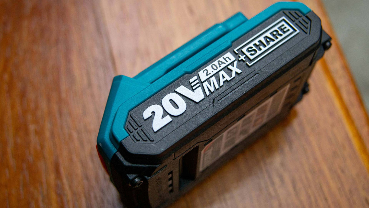 TOTAL TFBLI20011 Li-ion 20V/2Ah Battery P20S | بطارية 20 فولت 2 امبير توتال