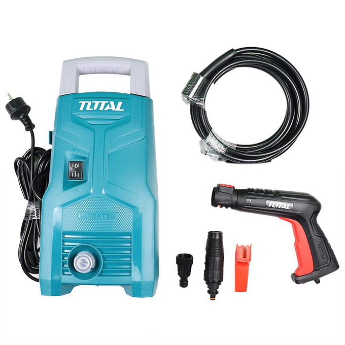 TOTAL TGT113026 High Pressure Washer 1200W 90Bar | ماكينة غسيل ضغط عالي 90 بار 1200 وات توتال