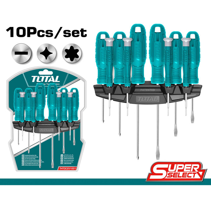 TOTAL THTDC251001 SCREWDRIVER AND PRECISION SET