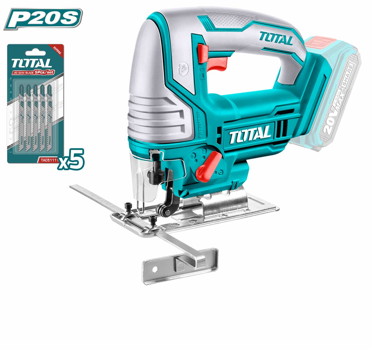 TOTAL TJSLI8501 Li-ion Jig Saw