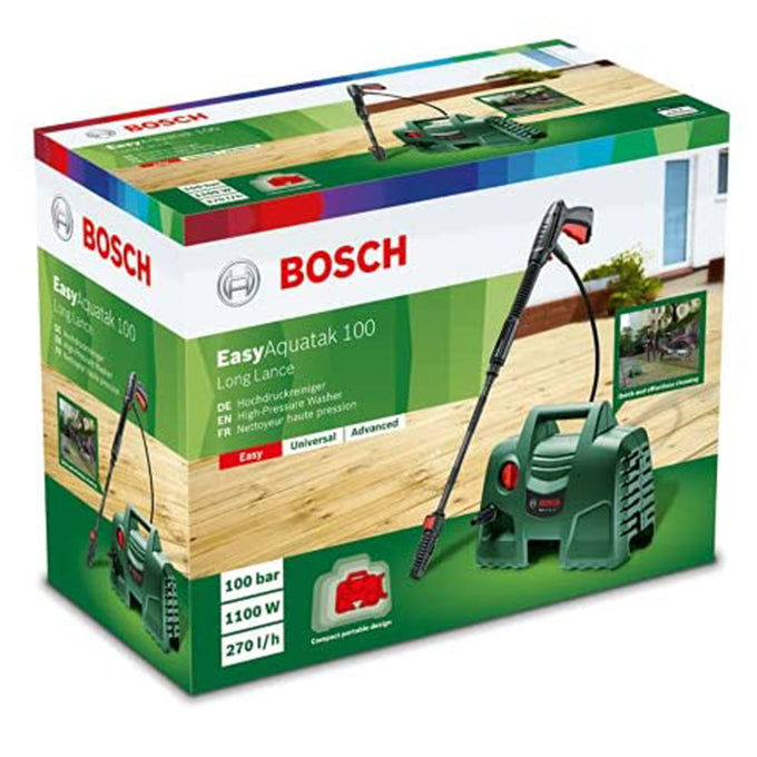 BOSCH Easy Aquatak 100 Long Lance 06008A7E01 | ماكينة غسيل بوش ضغط عالي 100 بار 1200 وات
