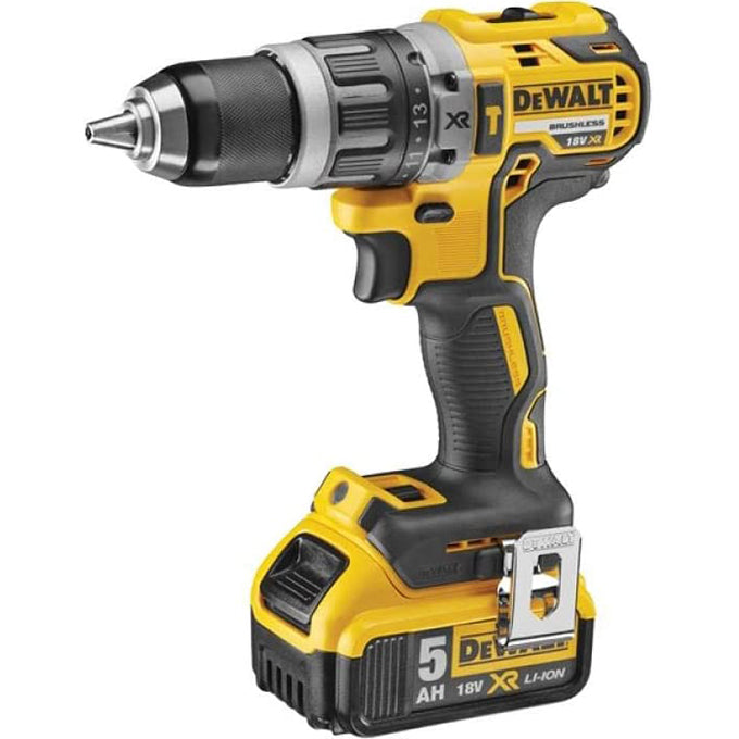 DeWALT DCD796P2 18V XR BRUSHLESS HAMMER DRILL DRIVER - 2 X 5AH | شنيور دقاق 18 فولت 2 بطاريه 5 أمبير