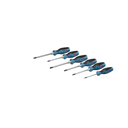 BOSCH Screwdriver Set, SL/PH, 6 pcs 1600A016BF