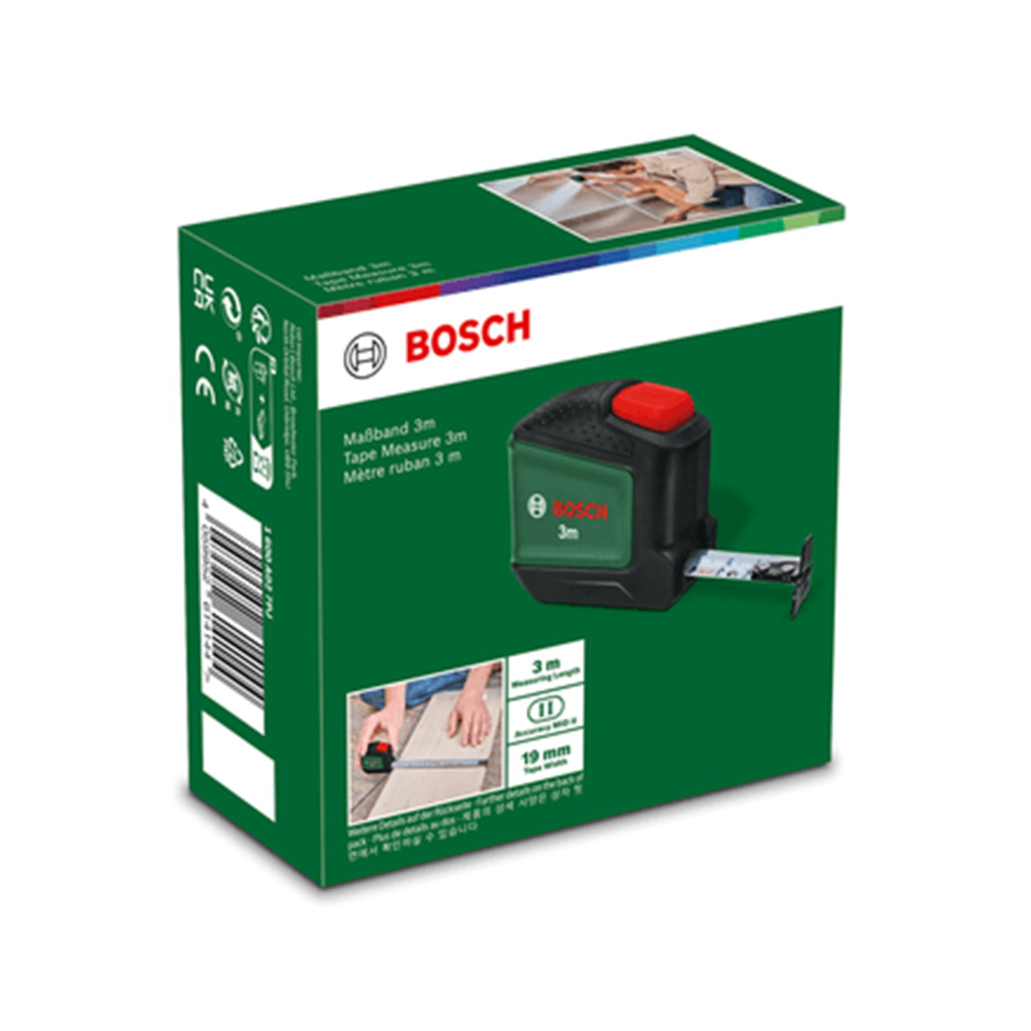 BOSCH Tape Measure 3m 1600A027PJ