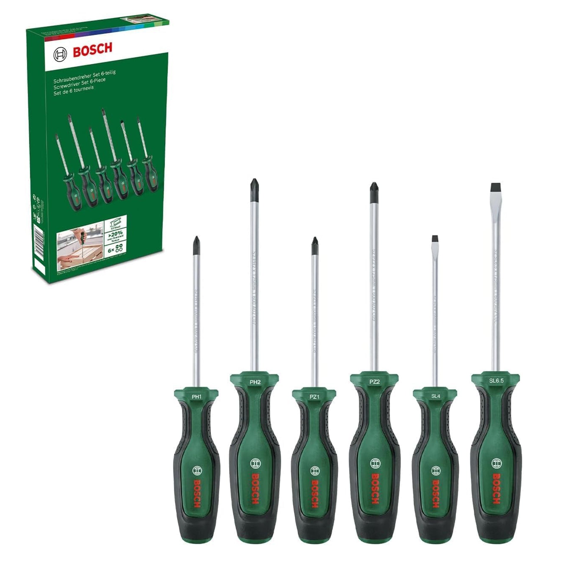 BOSCH Screwdriver Set 6-Piece 1600A02BX7