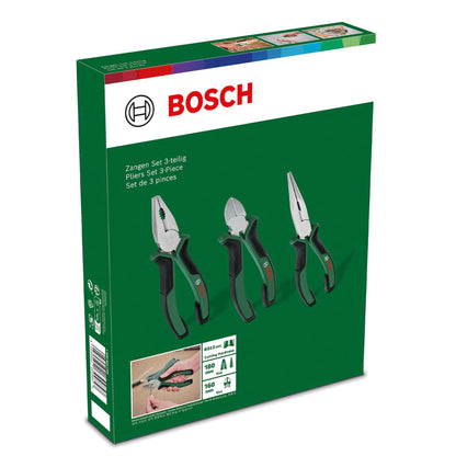 BOSCH Pliers Set 3-Piece 1600A02C0S