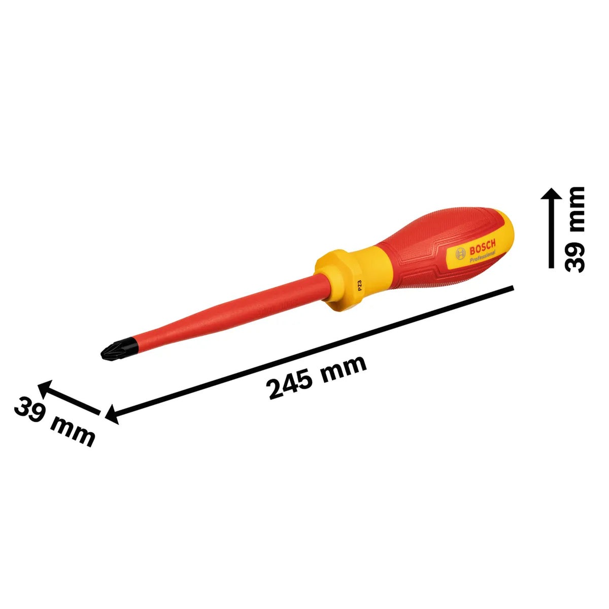 BOSCH VDE Screwdriver, PZ3x125 1600A02ND3