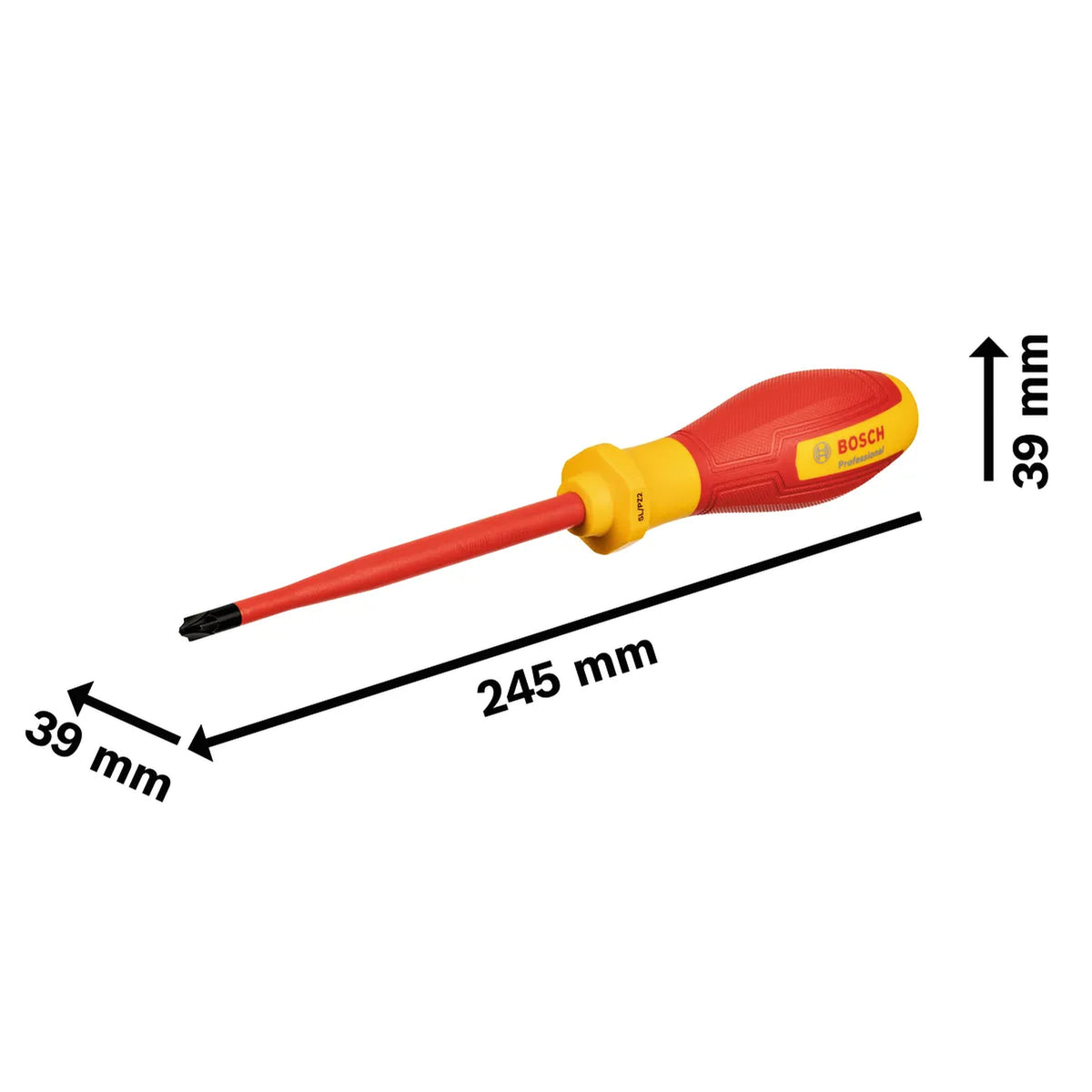 BOSCH VDE Screwdriver, SL/PZ2x125 1600A02ND7