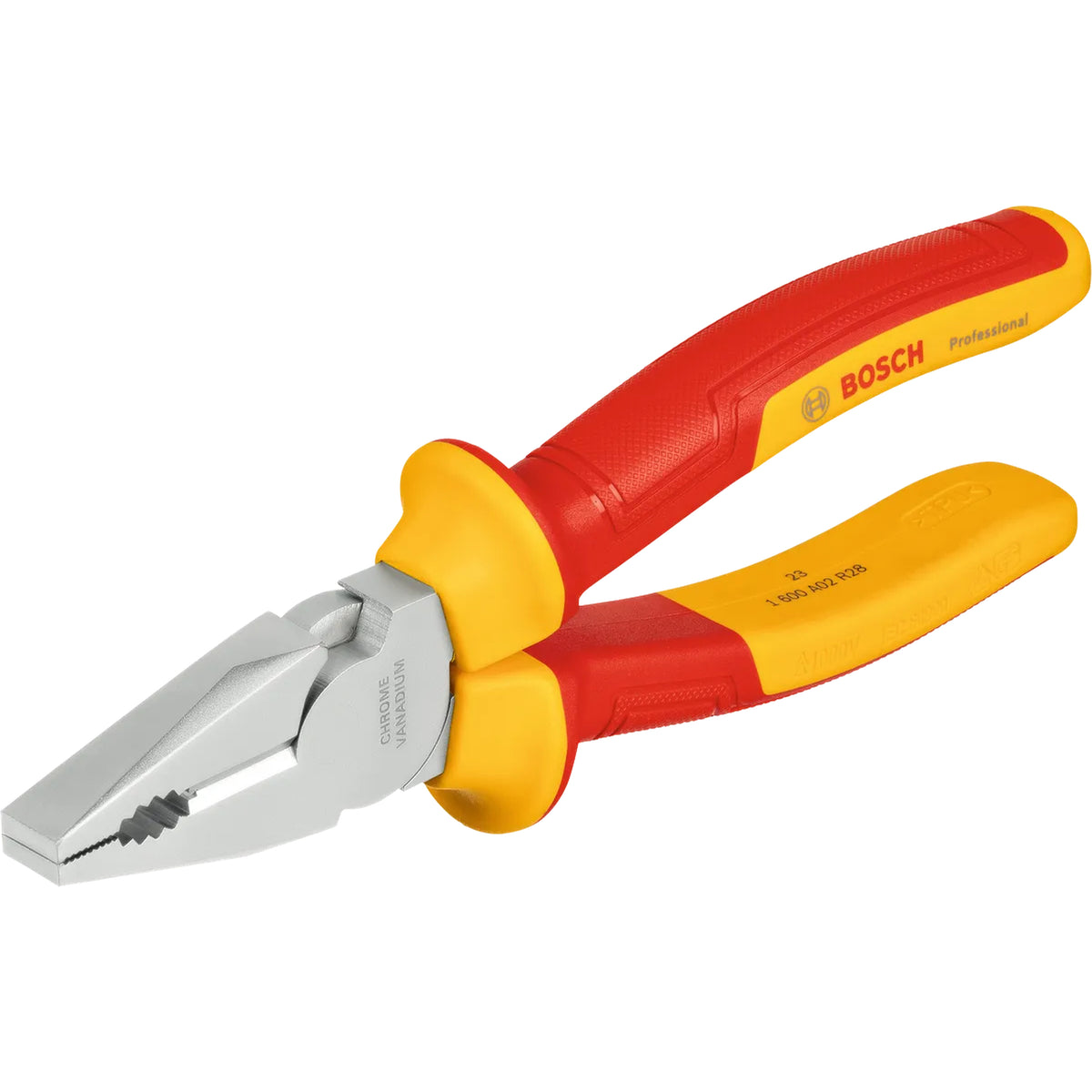 BOSCH VDE Combination Pliers, 180 mm 1600A02NE1