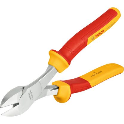 BOSCH VDE High Leverage Diagonal Side Cutters, 200 mm 1600A02NE2