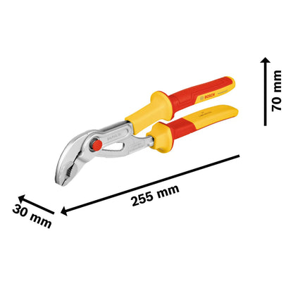 BOSCH VDE Waterpump Pliers, 250 mm 1600A02NE5