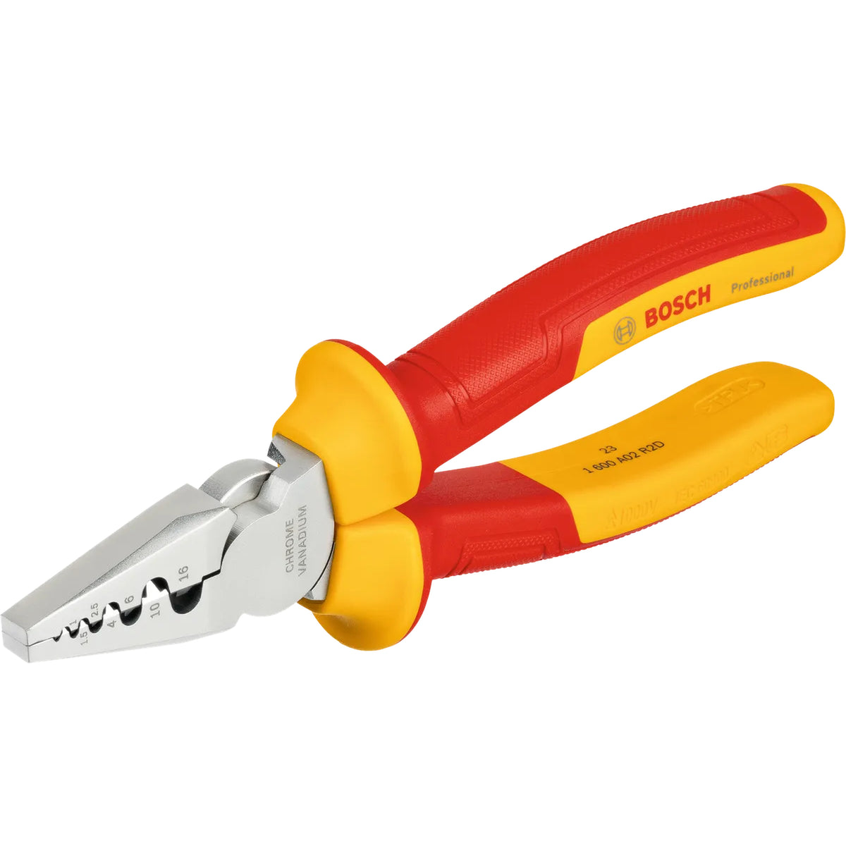 BOSCH VDE Crimping Pliers, 180 mm 1600A02NE6