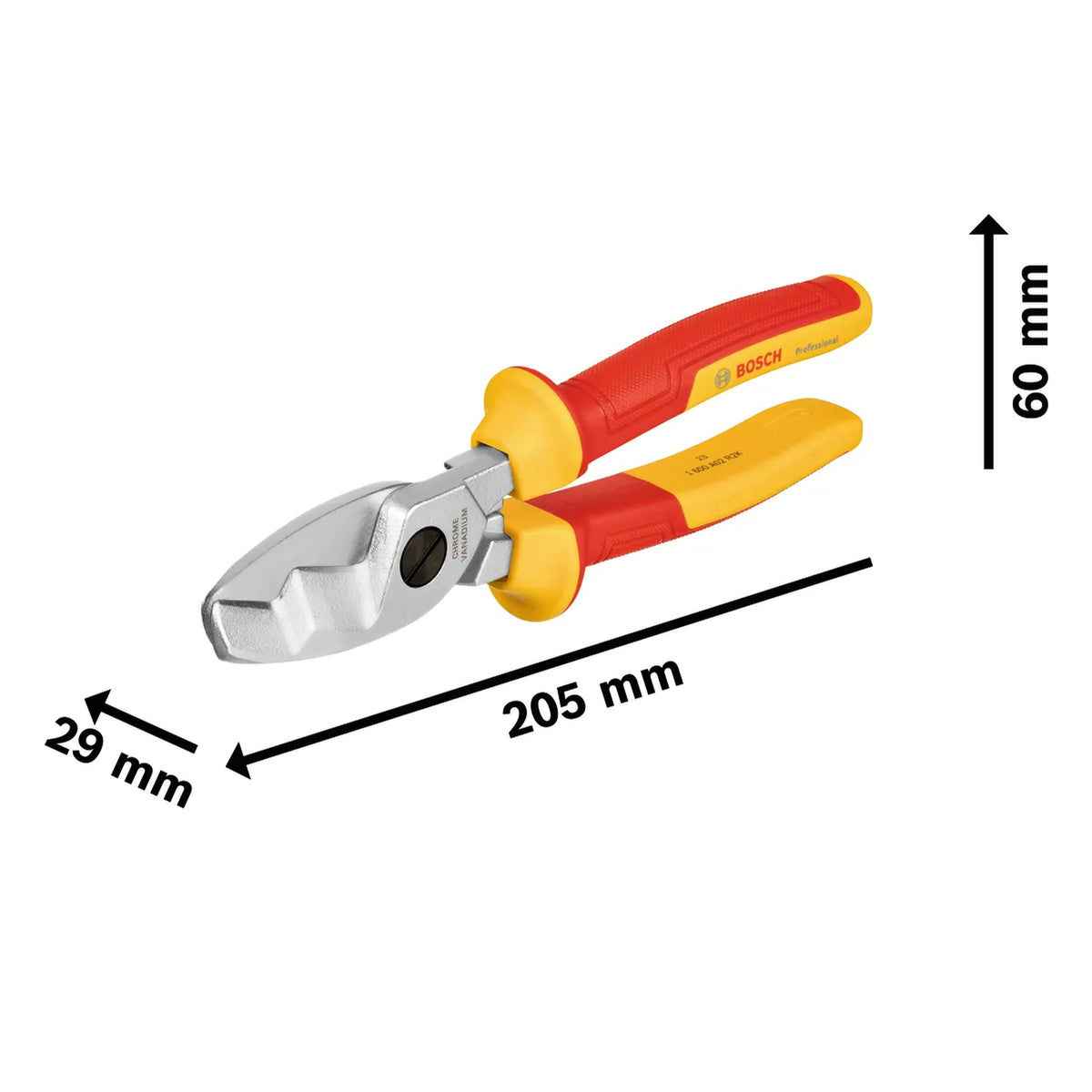 BOSCH VDE Cable Shear, 200 mm 1600A02NF4
