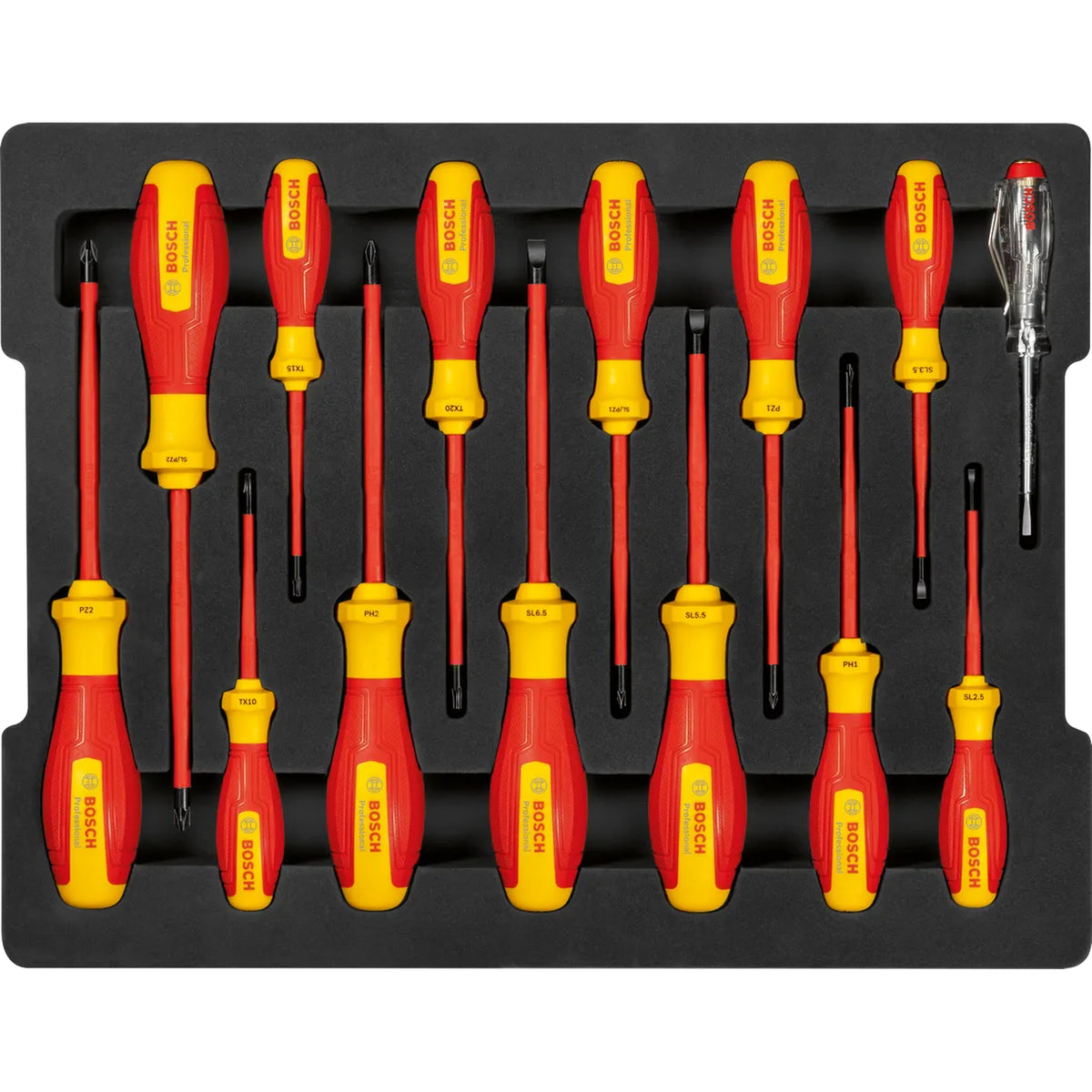 BOSCH VDE Screwdriver Mixed Set, 14 pcs 1600A02NF9