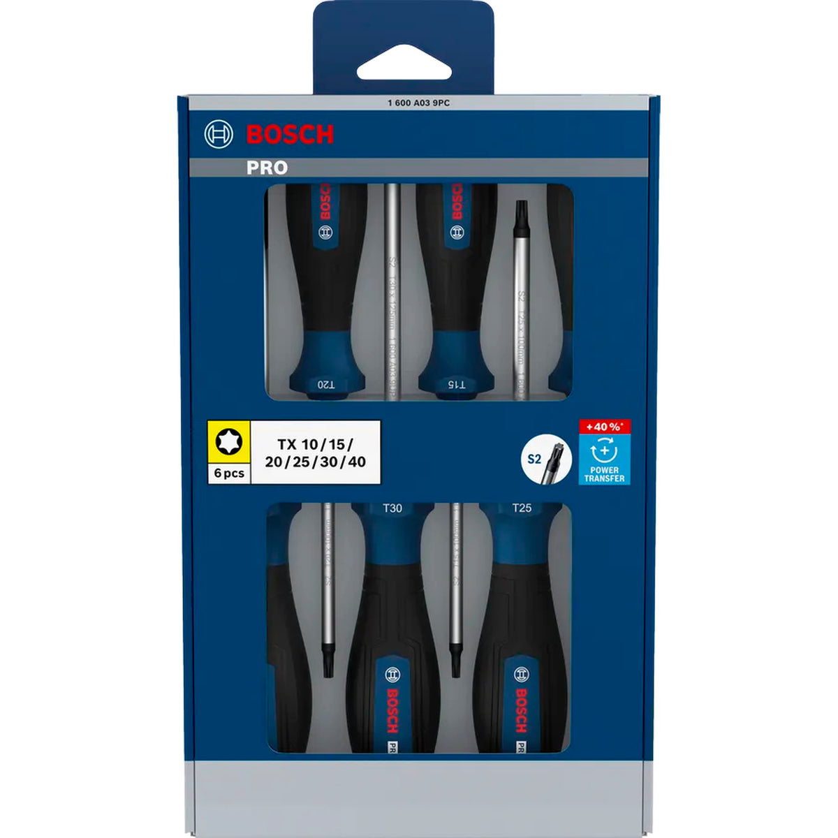 BOSCH PRO Screwdriver Set TX, 6 pcs 1600A039PC