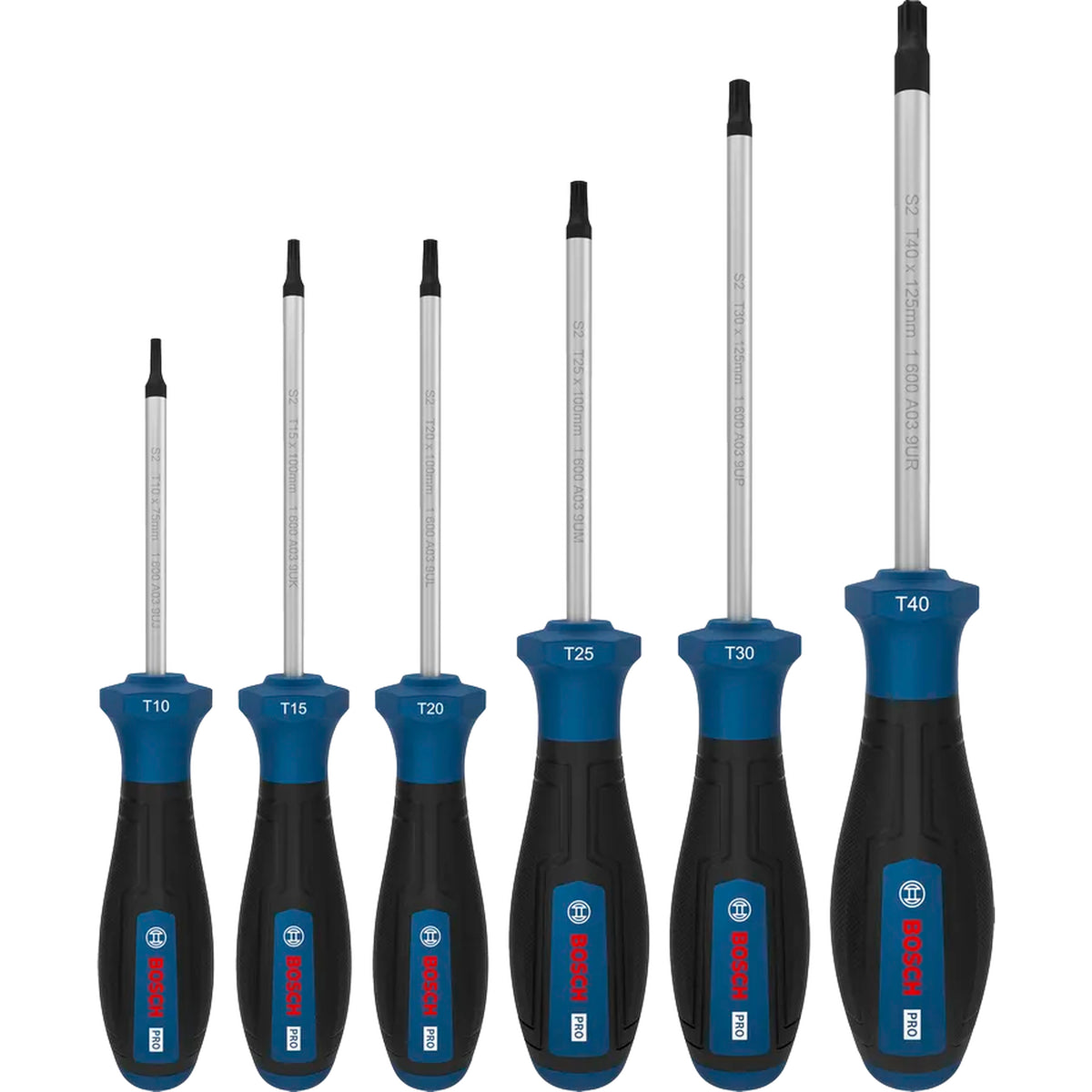 BOSCH PRO Screwdriver Set TX, 6 pcs 1600A039PC