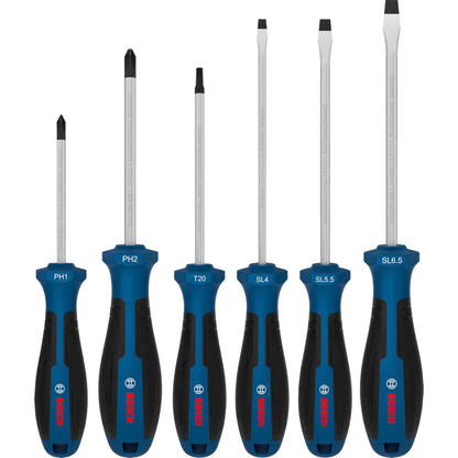BOSCH Screwdriver Set PH/TX/SL, 6 pcs 1600A039PJ