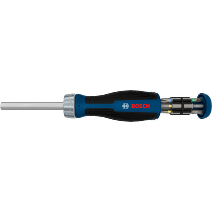 BOSCH Bit Ratchet Screwdriver with Magazine, 12 pcs Bits 1600A039PK