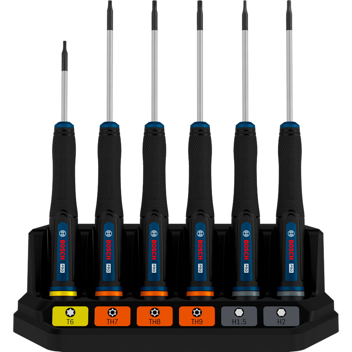 BOSCH PRO Precision Screwdriver Set TX/TH/H, 6 pcs 1600A039PM
