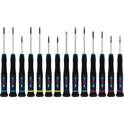 BOSCH PRO Precision Screwdriver Set PH/SL/TX/TH/H, 14 pcs 1600A039PN