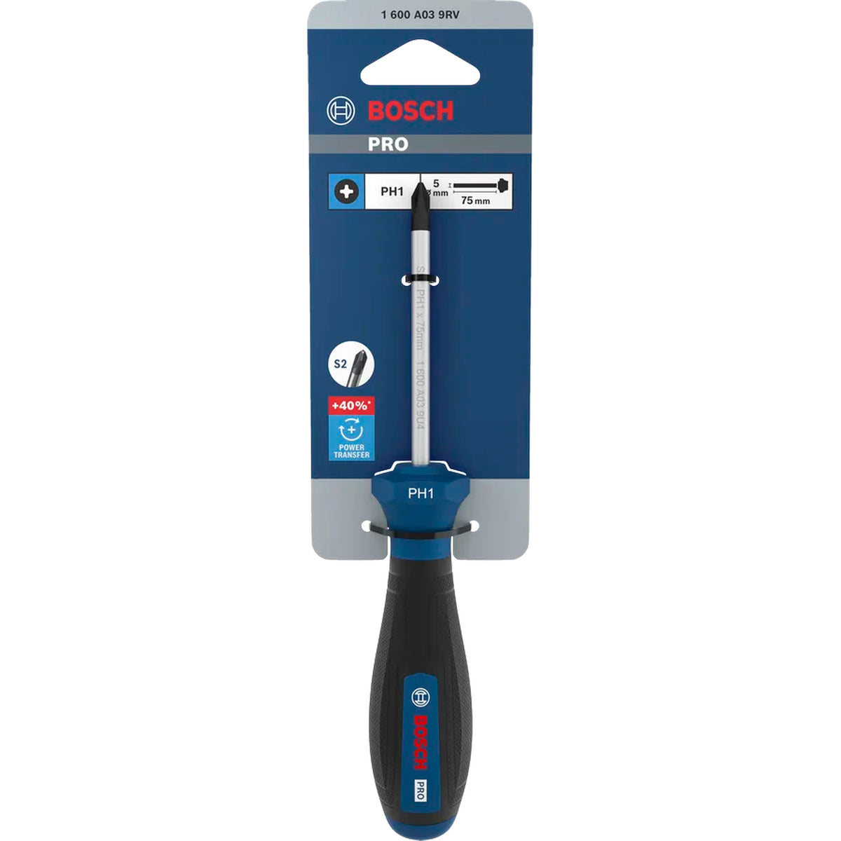 BOSCH PRO Screwdriver PH1 x 75 mm 1600A039RV