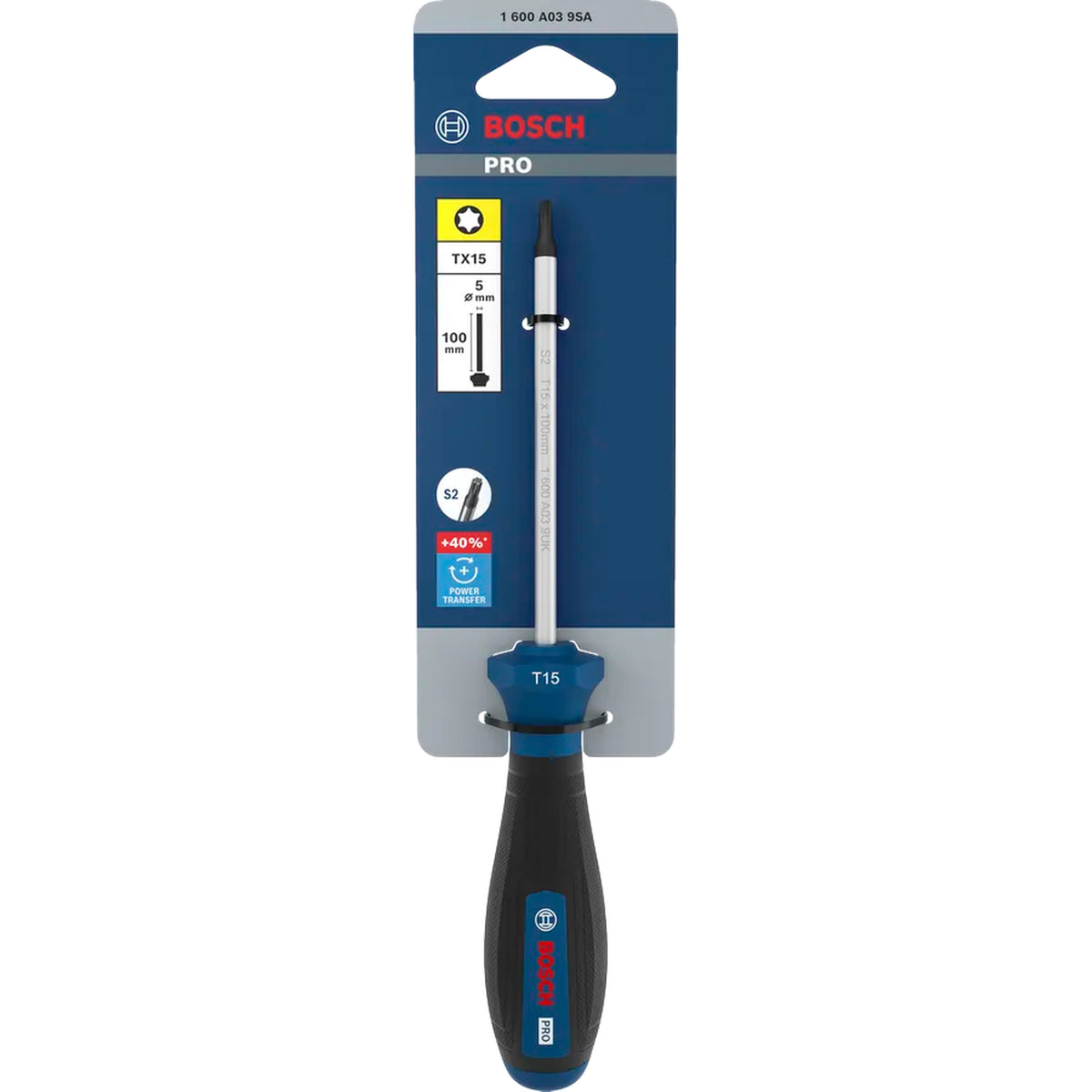 BOSCH PRO Screwdriver TX15 x 100 mm 1600A039SA